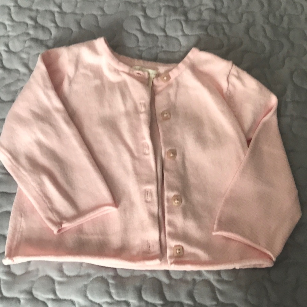 First Impressions Size 6-9 Months Pink Cardigan